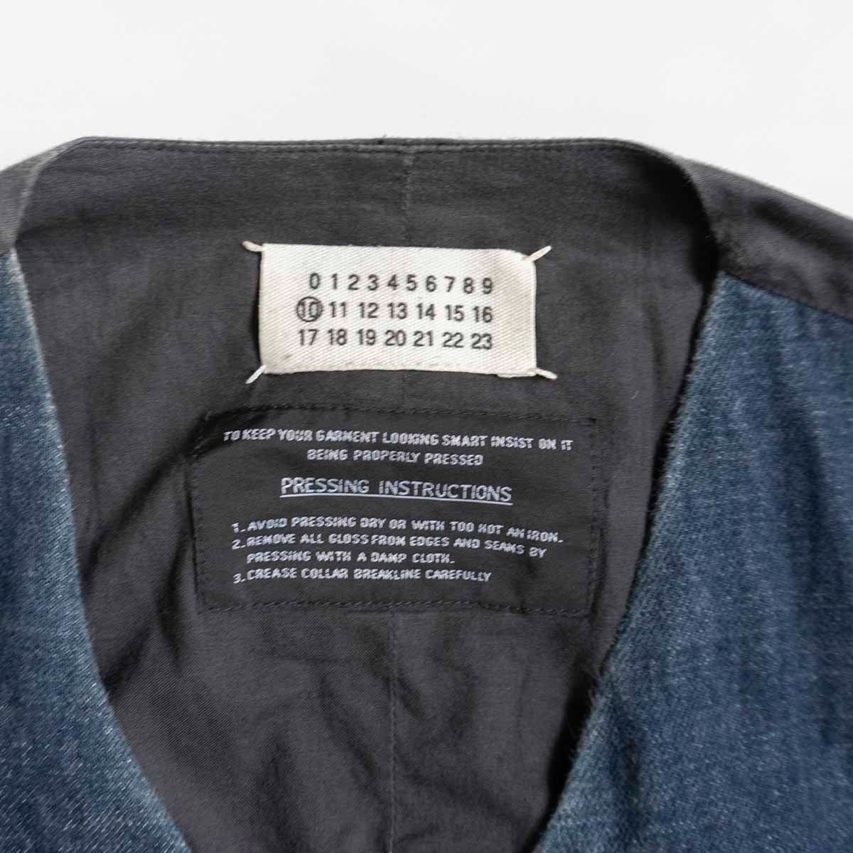 美品/00SS】 Martin Margiela 【インディゴベスト】48 マルタン 