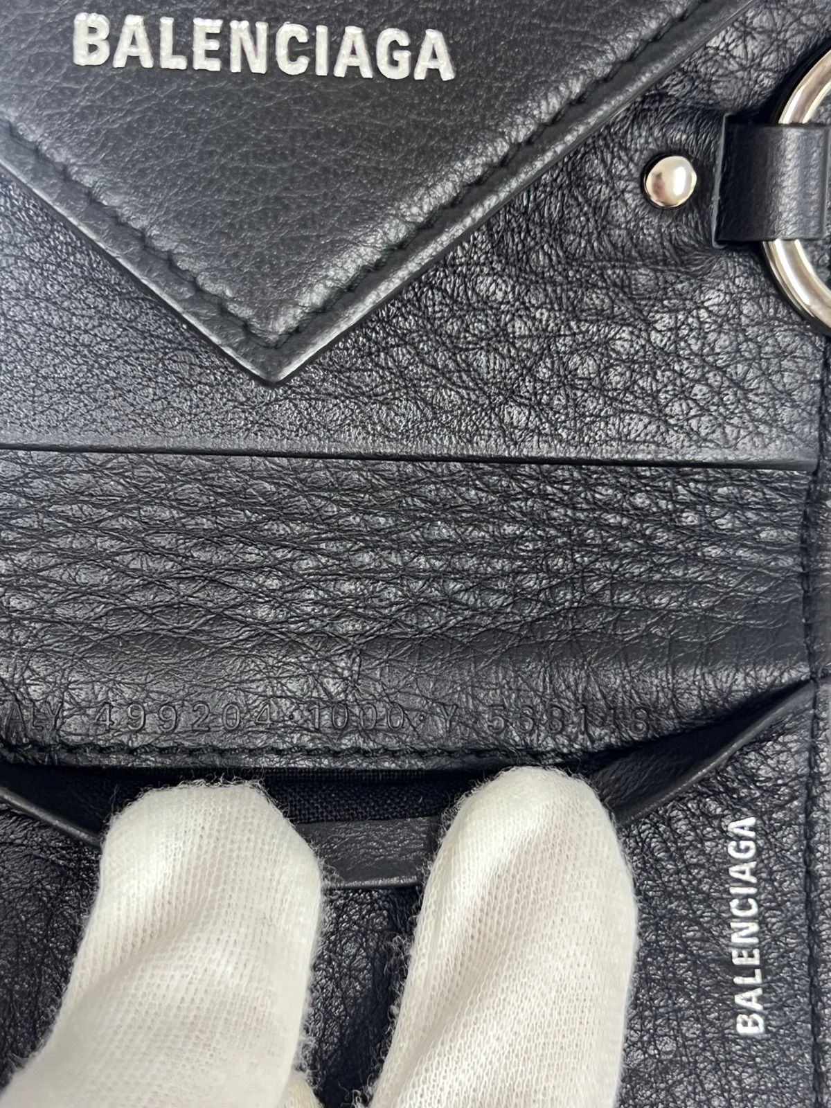 BALENCIAGA バレンシア キーケース 6連 キーリング ロゴ