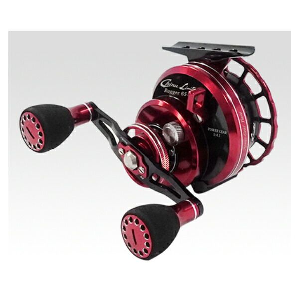 カセ筏師 Chinu Limited Rugger 65-BR 右 ブラックレッド 黒鯛工房