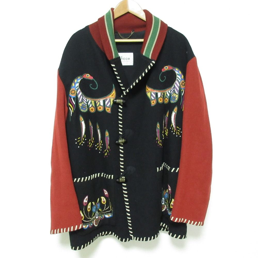 FICCE UOMO(フィッチェ)ヨシユキコニシ・レース金刺繍のジャケット/美品 FICCE UOMO(フィッチェ)ヨシユキコニシ・レース金刺繍のジャケット/美