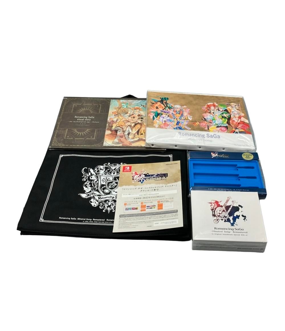 ゲームソフト 同梱品 ロマンシングサガ ミンストレルソング リマスター ロマンシングサガ30周年記 豪華版 スクウェアエニックス ゲームソフト 同梱品 ロマンシングサガ ミンストレルソング リ