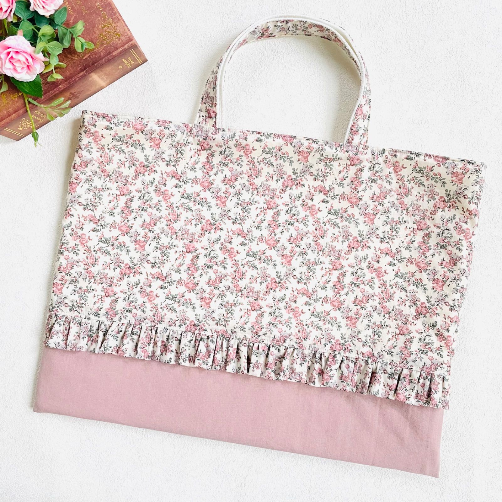 約30×40cm 大人気リバティ／ムーンモスクラシカルピンク レッスン 