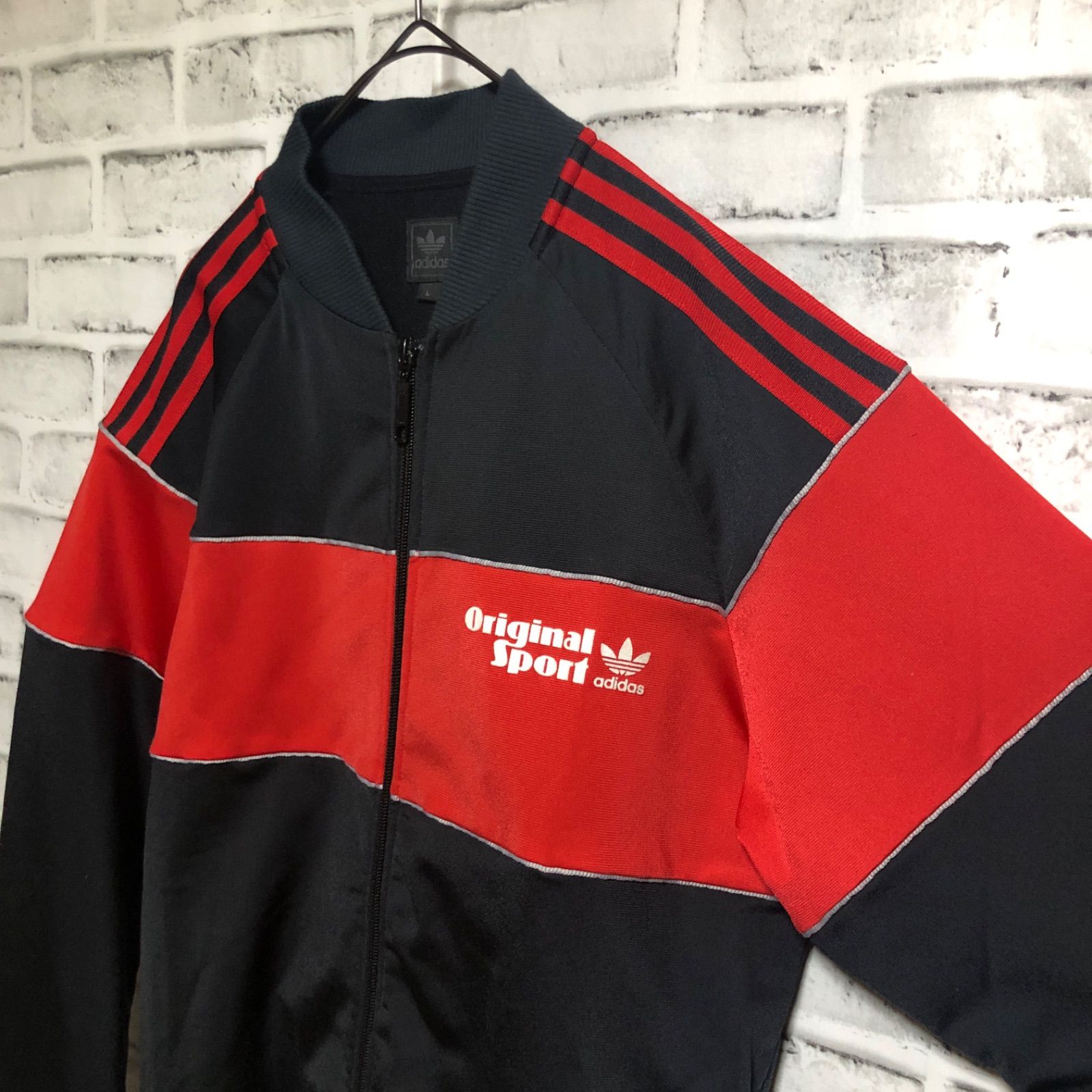 90s adidas⭐️トラックジャケット/ジャージ L vintage トレファイル