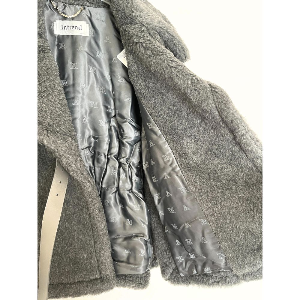 【Diffusione Tessile】Max Mara レザーベルト付きケープ 2-3日でお届け》新品【Diffusione Tessile】Max Mara レザー