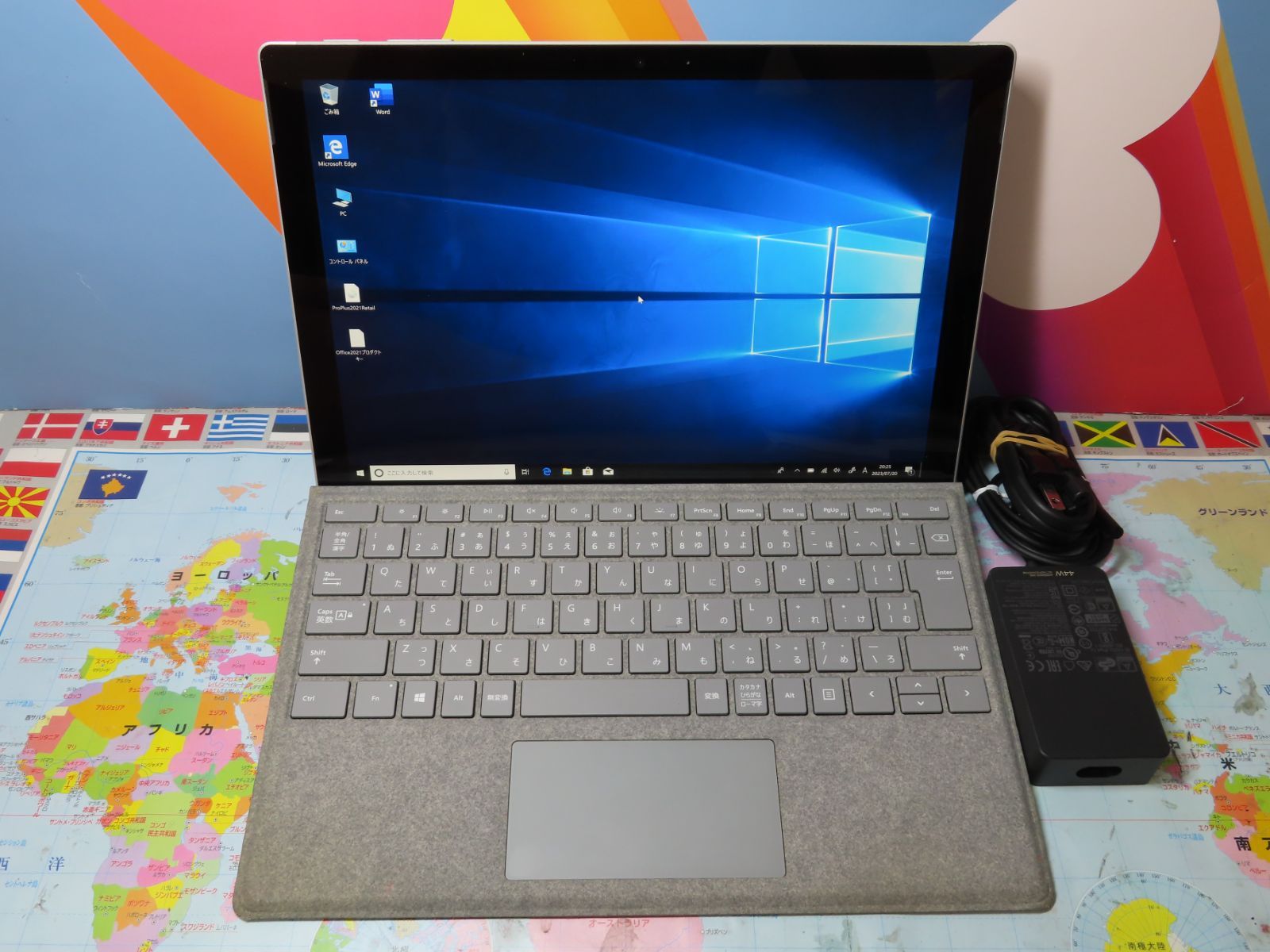 超美品 マイクロソフト Surface Pro 6 1796 キーボード 綺麗 - タブレット