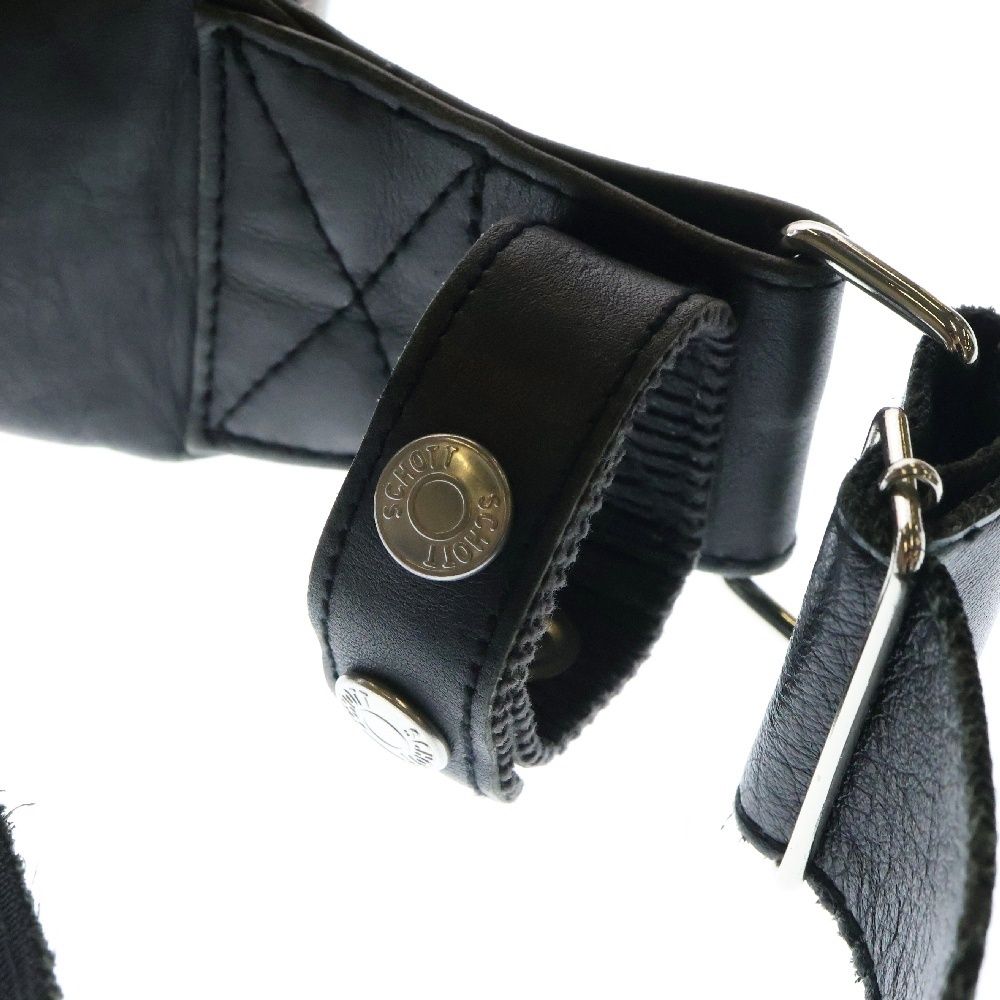 【再値下げ】Schott クラシックレーサー ショルダーバッグ・本革・ショット Schott N.Y.C 50%OFF!! (ショット) クラッシック レザー