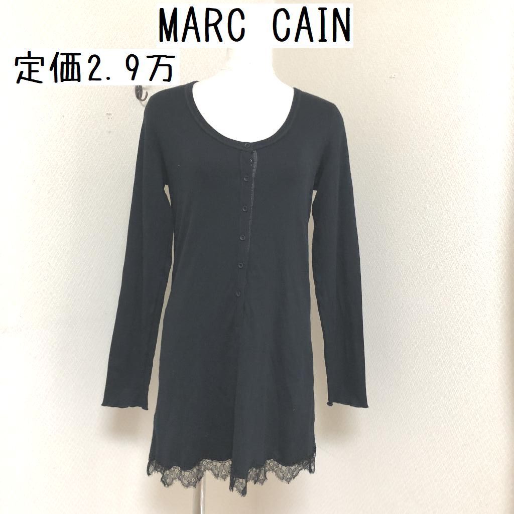 タグ付き MARCCAIN マークケイン レディース カットソー 長袖 前ボタン