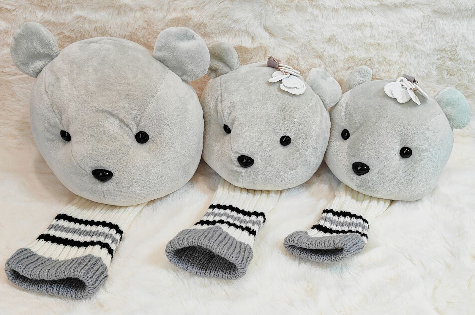 新品】Callaway キャロウェイ ベア DR FW UT ヘッドカバー3点グレー  