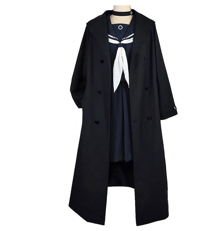 プラナ コスプレ 衣装 ブルアカ セーラー服 長袖 同人服 ブルー 