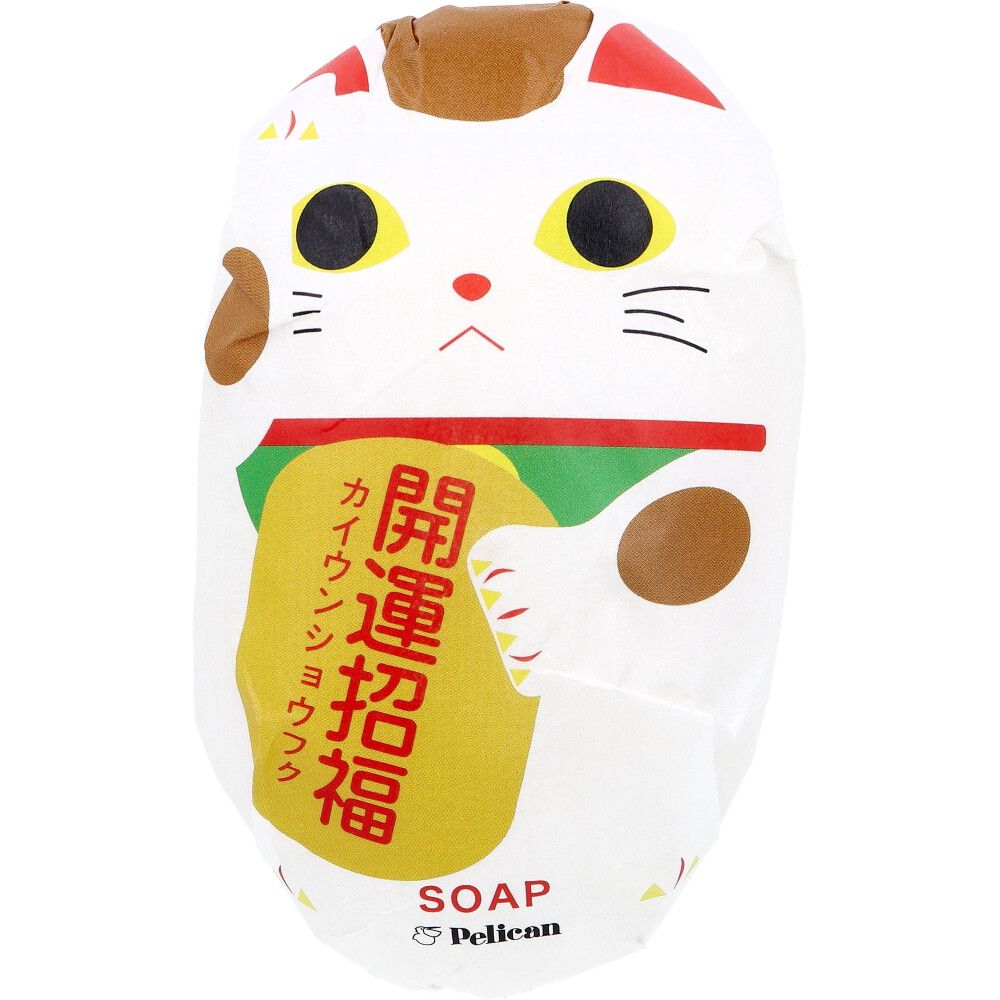 美浜卸売-ORS5426 和せっけん 招き猫 180g×6個セット