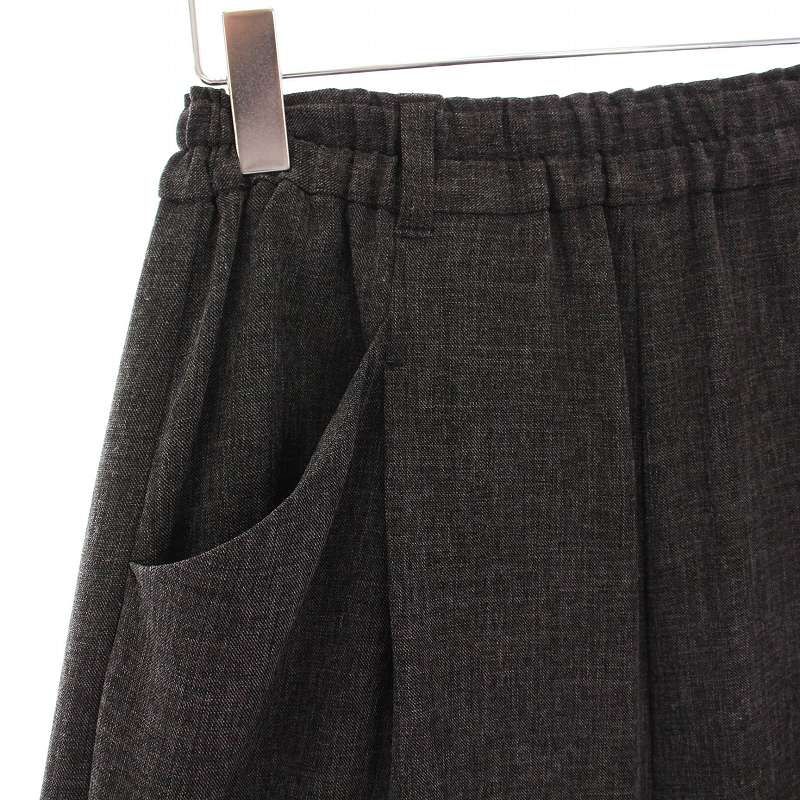 【パドカレ】　サルエルパンツ　厚手　ウエストゴム　レーヨン混　グレー　36 パドカレ pas de calais サルエルパンツ イージーパンツ 34