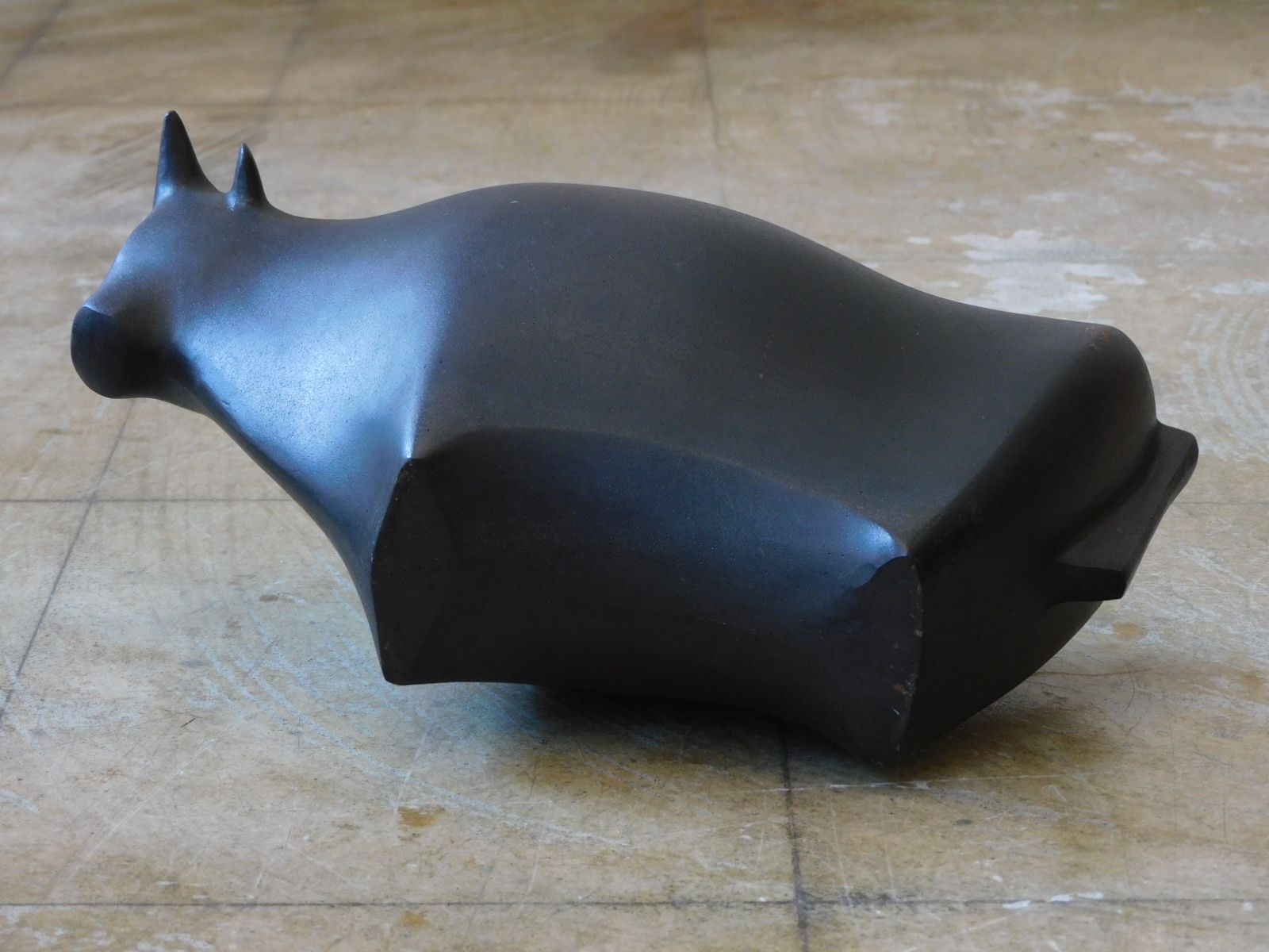 山形鋳物 正寿堂 牛 置物 共箱 HK-a-05232 / 高橋敬典 オブジェ