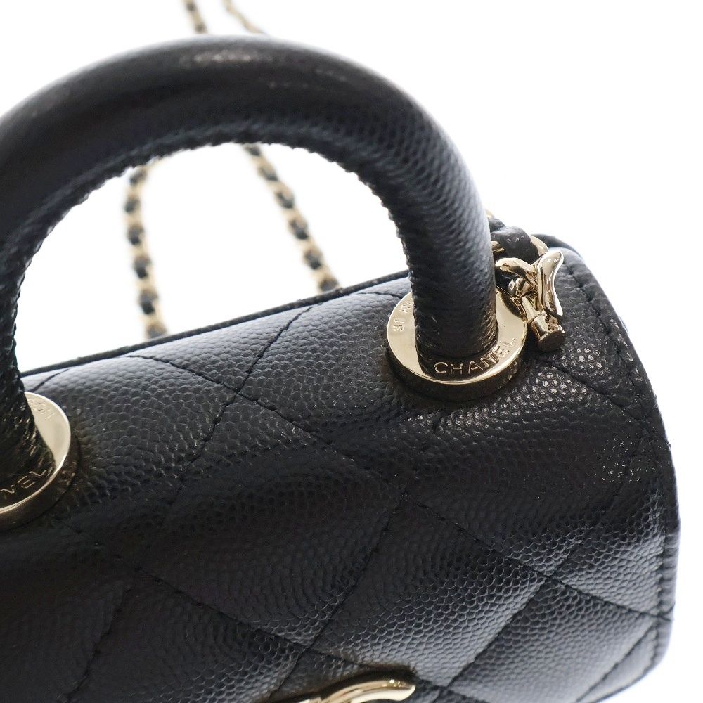 CHANEL (シャネル) マトラッセ ココマーク キャビアスキン 2WAY CHANEL (シャネル) マトラッセ ココマーク キャビアスキン 2WAY