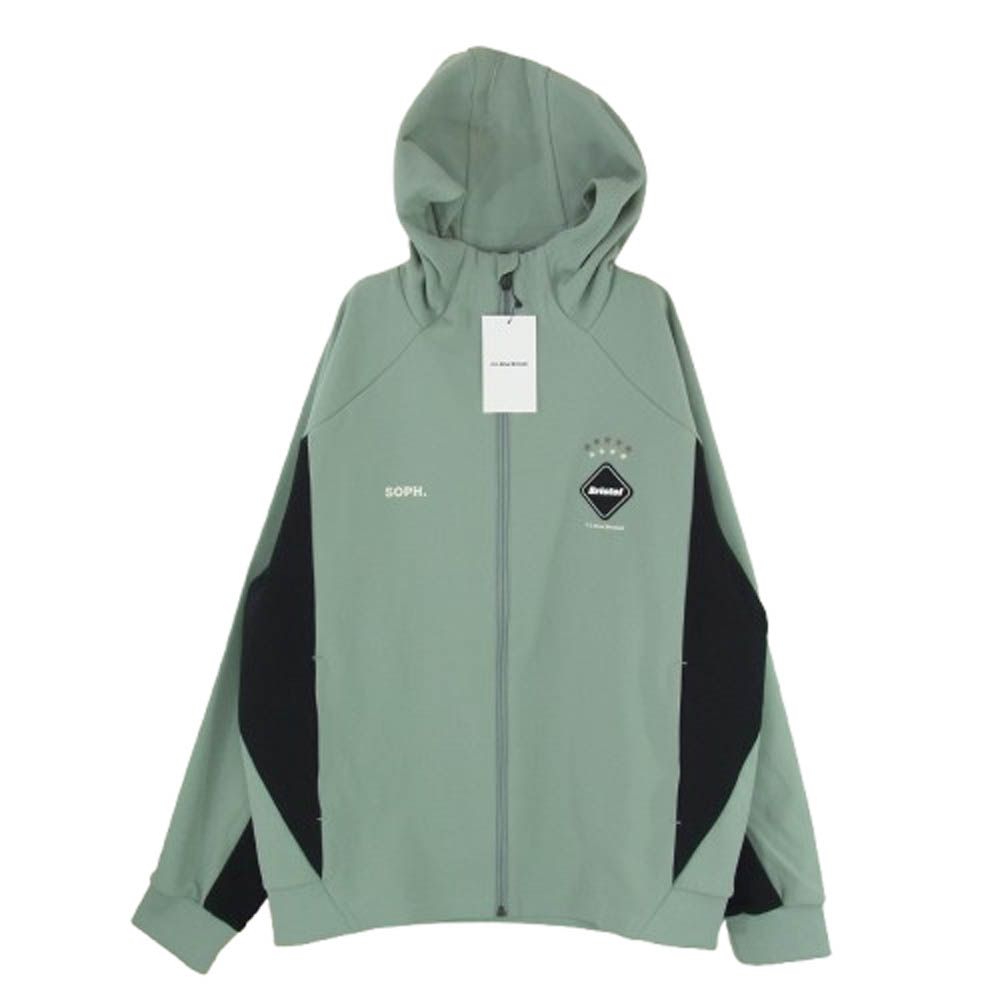 F.C.R.B. フード付きパーカー ミントグリーン 【公式通販】 F.C.R.B. フード付きパーカー ミントグリーン 【公式通販】