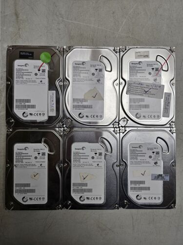 Seagate Barracuda 7200.12 500GB 内蔵デスクトップ ハード ドライブ ST3500418AS 6 個のロット