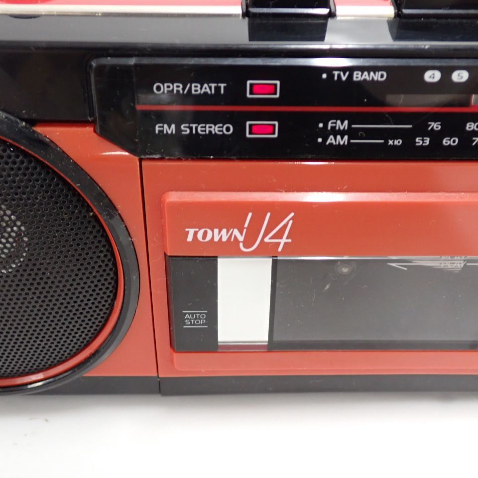SANYO TOWN U4 サンヨー タウン ラジオ カセット MR-U4TⅢ SANYO MR