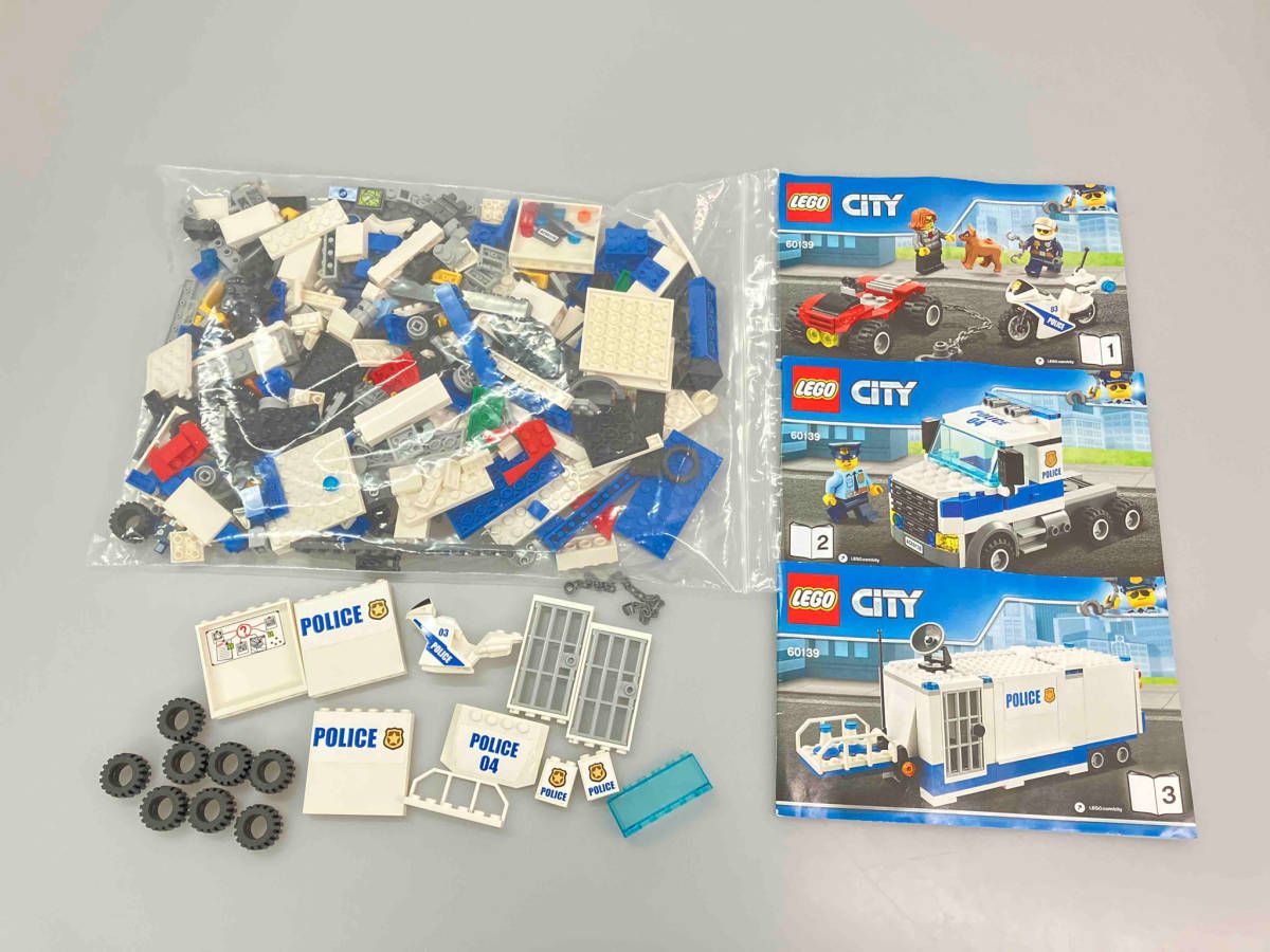 正規品 LEGO レゴ シティ 60138 60139 ポリスヘリコプターと