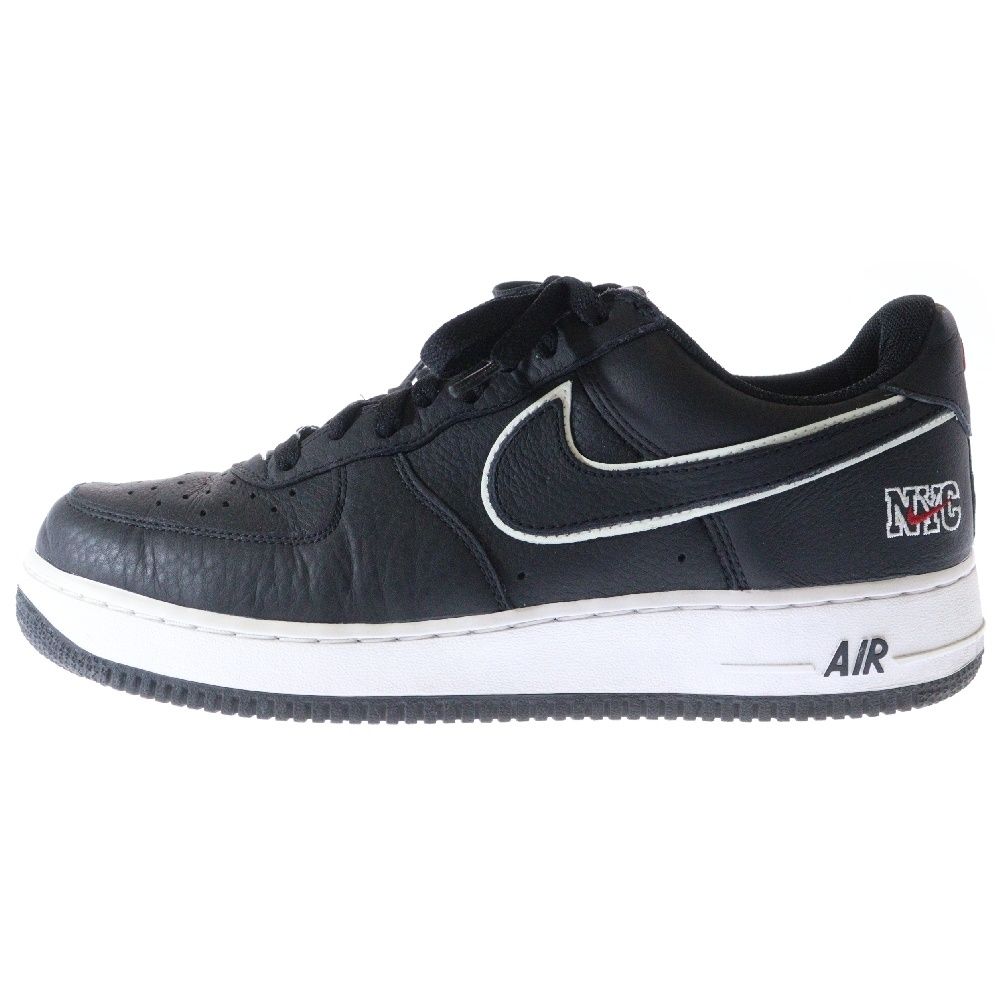 NIKE ナイキ AIR FORCE 1 LOW RETRO NYC エアフォースワンロー レトロ ローカットスニーカー 845053-002 US10.5|28.5cm ブラック