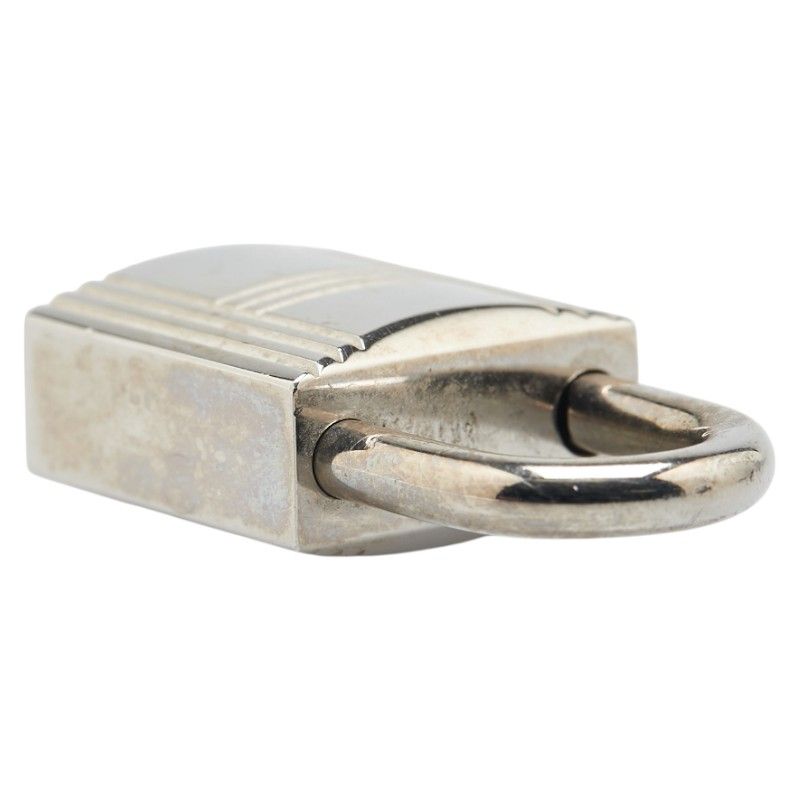 エルメス カデナ 南京錠 キー セット シルバー メタル レディース  