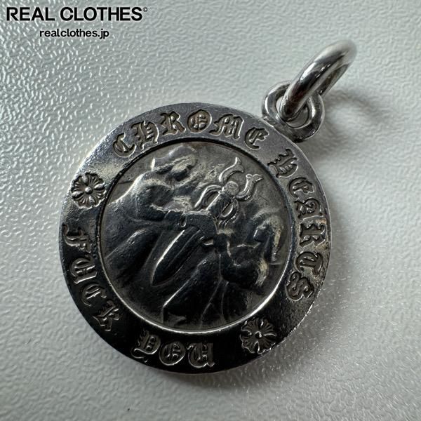 CHROME HEARTS/クロムハーツ エンジェルメダルチャームV1 FUCK