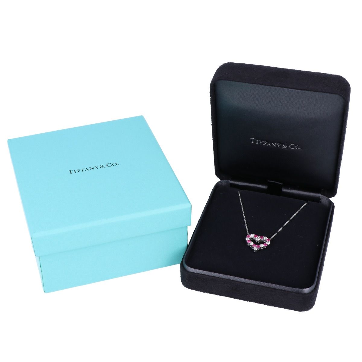 Tiffany&Co.】 ティファニー センチメンタルハート ネックレス 