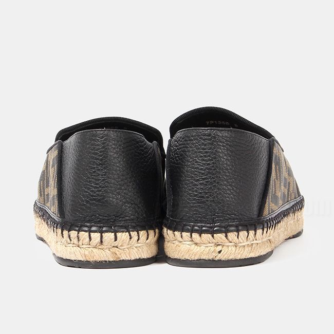 新品未使用】 FENDI フェンディ メンズ Embroidered fabric espadrilles エスパドリーユ シューズ 靴  7P1359AAWB - メルカリ