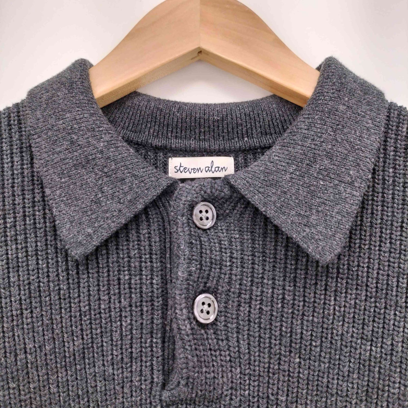 スティーブンアラン Steven Alan LOOSE FIT カシミヤ混 コットンニット 