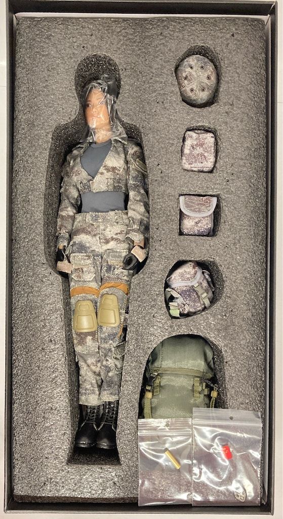 FLAGSET FS-73052 Shock Worker 軍魂 女性スナイパー 狙撃者 却月 1/6
