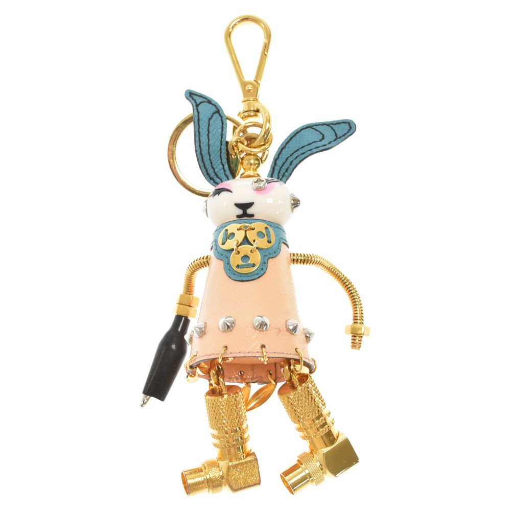 PRADA (プラダ) ロボットジュエリー サフィアーノレザー×メタル