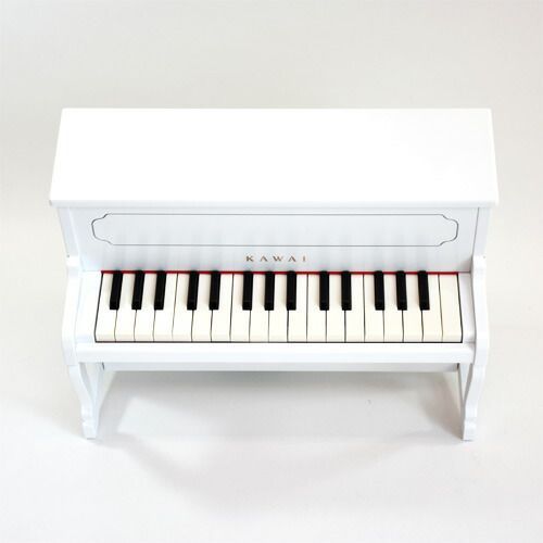 楽器玩具 ミニピアノ 河合 カワイアップライトピアノ ホワイト 木のおもちゃ 出産祝い お 3歳 おうち時間 子供