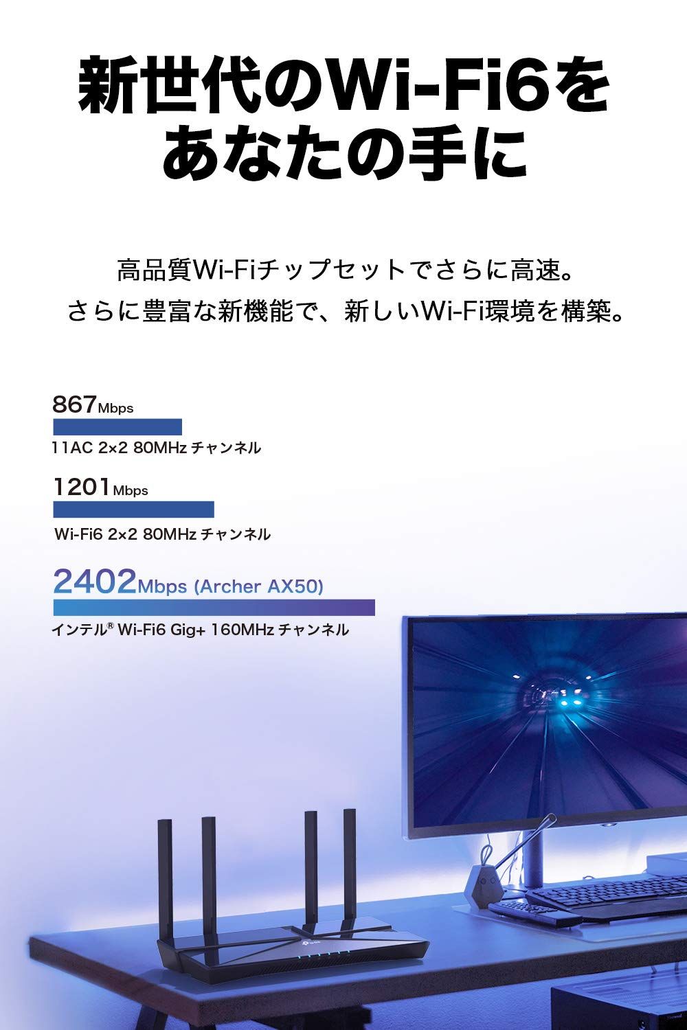 TP-Link WiFi 無線LAN ルーター dual band Wi-Fi6 11AX AX3000 2402 574MbpsArcher AX50 A iPhone 11 iPhone 11 2 Wi-Fi6 ルーター AX3000