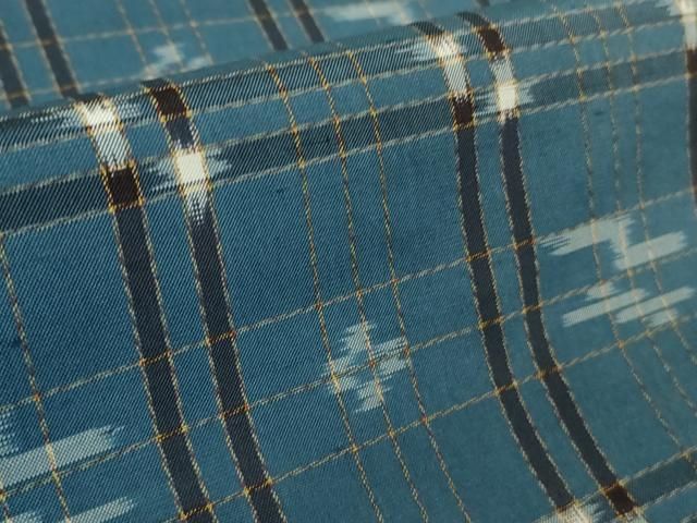 平和屋着物□極上 本場琉球絣 手おり 大城清栄作 証紙付き 逸品  