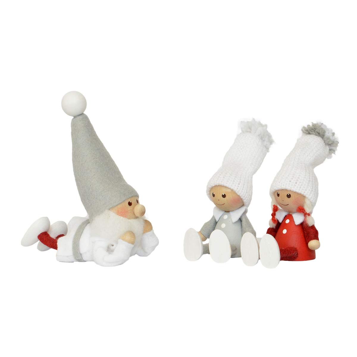 NORDIKA nisse ノルディカ ニッセ クリスマス 木製人形 (ぺたんこ座り