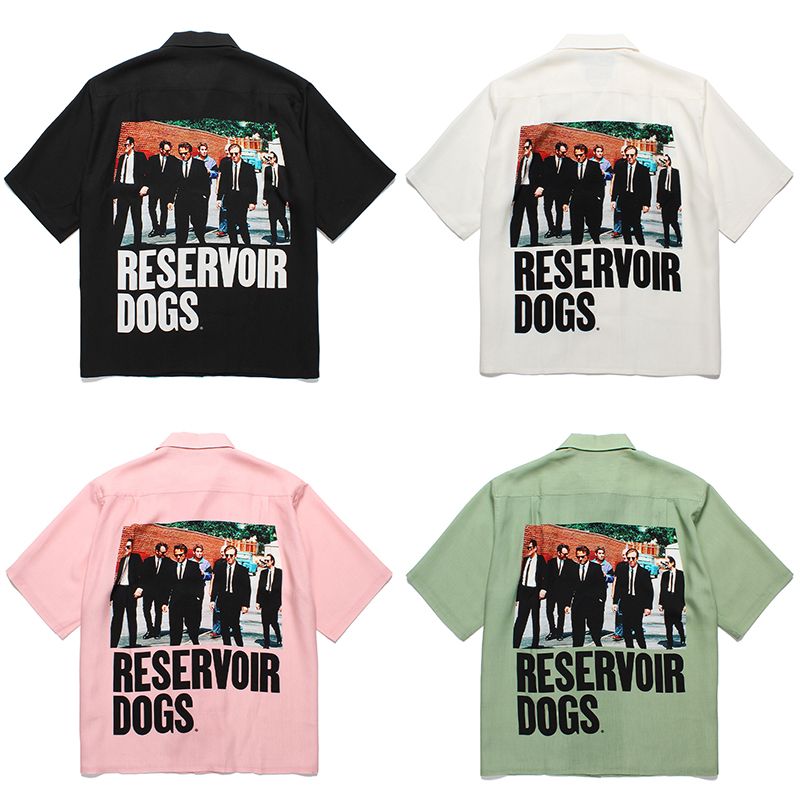 ゆったり☆WACKO MARIAワコマリア* RESERVOIR DOGS☆24ss新作半袖ハワイアンシャツ4カラーユニセックス