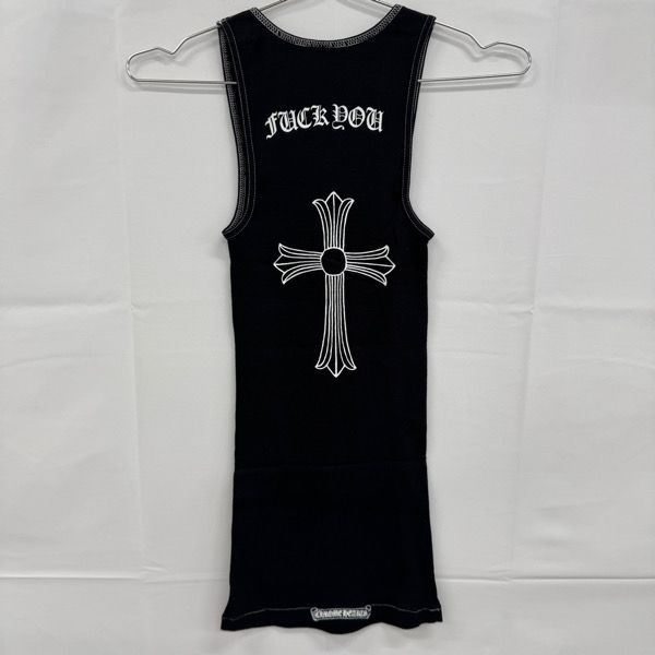 【レア】Chrome Hearts クロム バッグクロスプリント タンクトップ CHROME HEARTS/クロムハーツ バック クロスプリント タンク