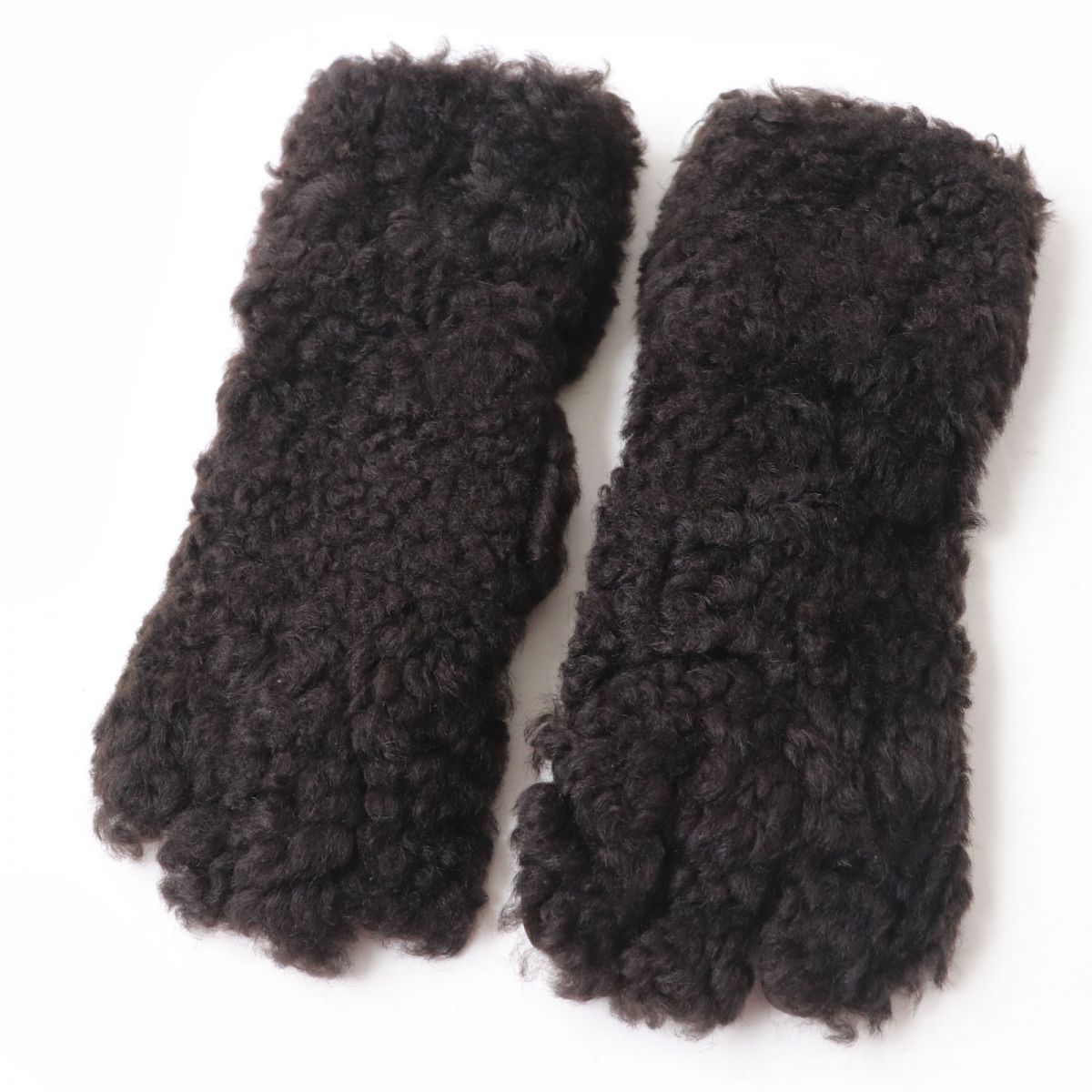 未使用品☆正規品 ボッテガヴェネタ 652238 GLOVES TEDDY 裏地カシミヤ