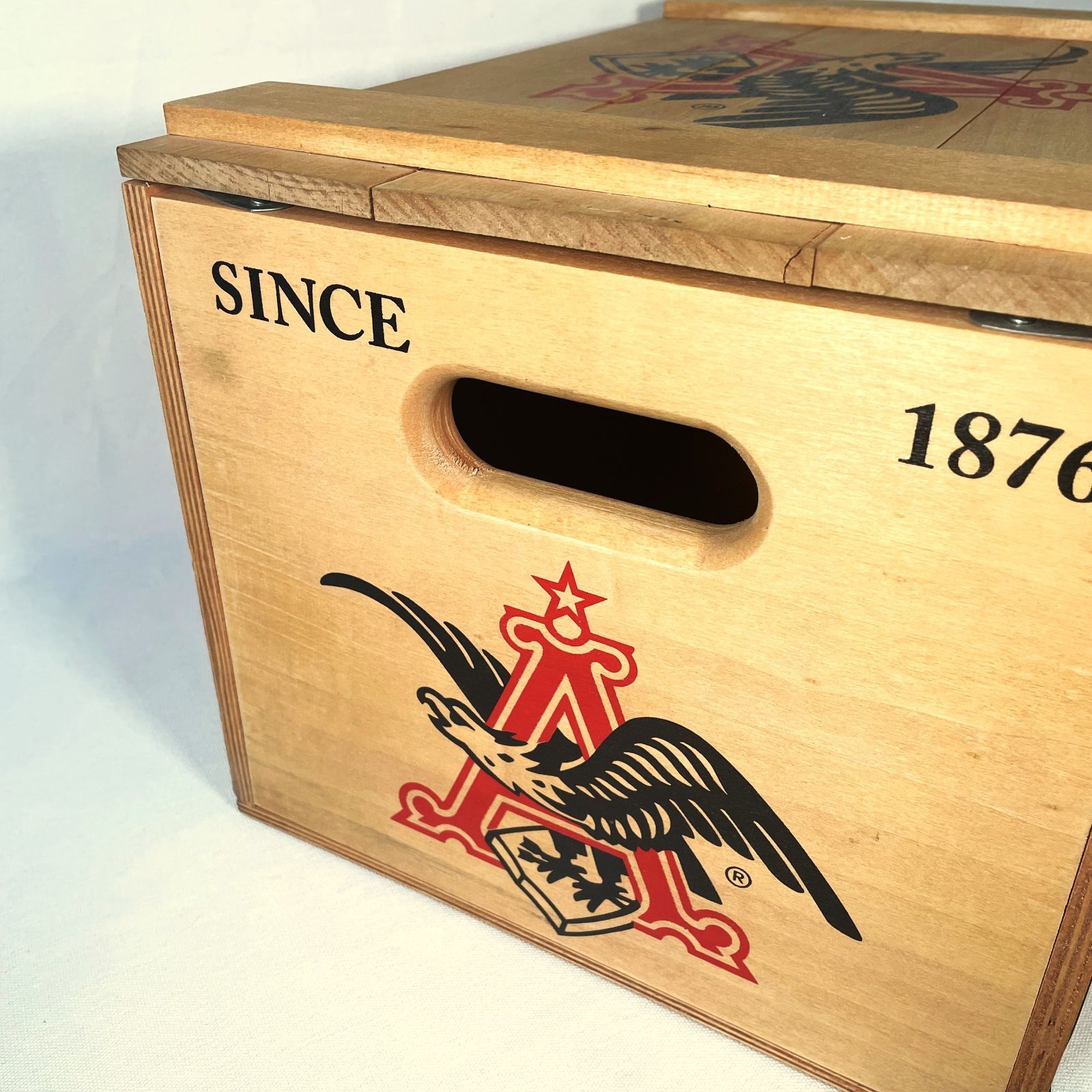 バドワイザー木箱 Budweiser 木製ボックス 1876年製 ビンテージ
