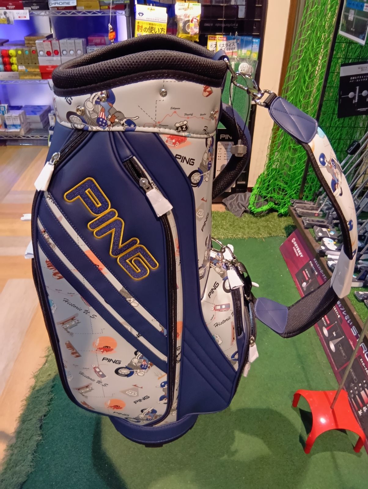 新品未使用品】PING ピン キャディバッグ CB-N2506 MR.PING