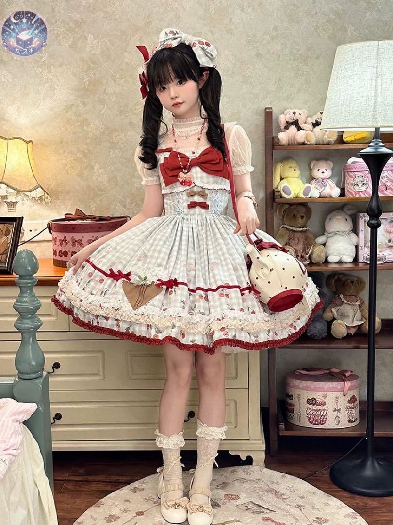 ♥ キュートなジャンパースカート お出かけにおすすめのロリータファッション
