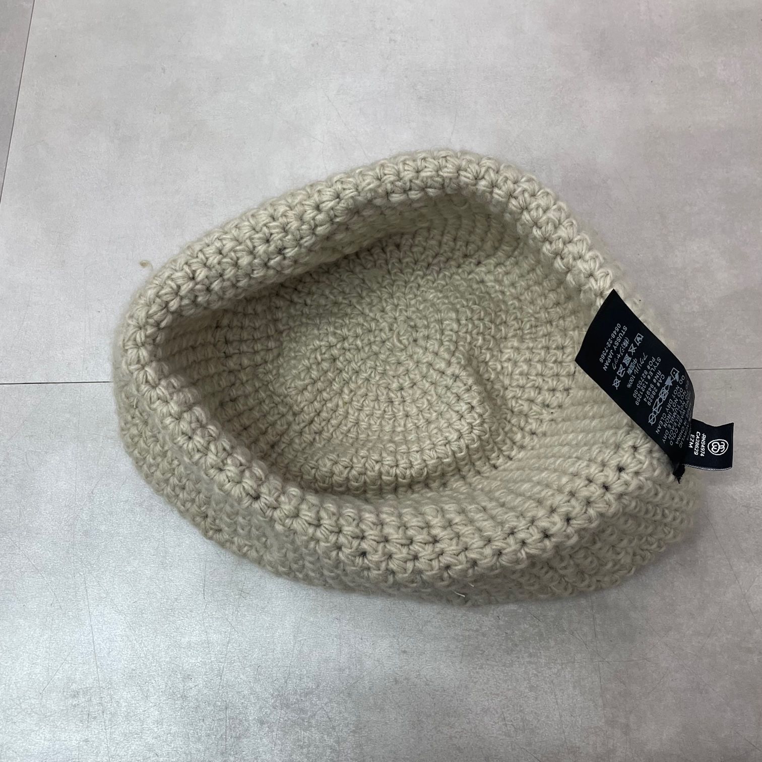 STUSSY 24SS Dice Knit Bucket Hat ダイス 刺繡 ニット バケットハット