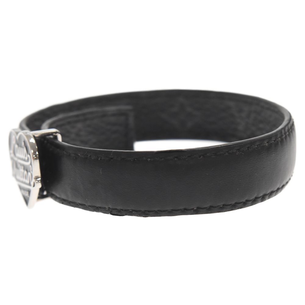 【美品】ルイヴィトン ブレスレット モノグラム エクリプス ブラック LOUIS VUITTON (ルイヴィトン) ×NIGO Monogram eclipse bracelet