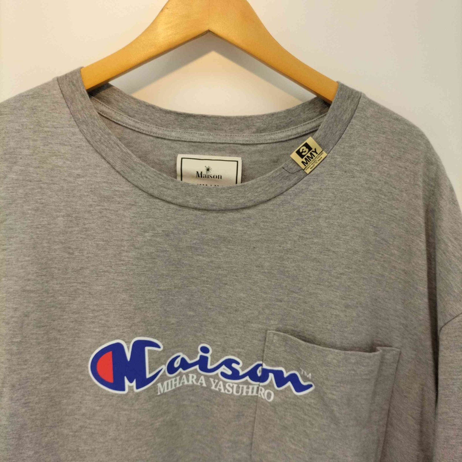 Maison MIHARA YASUHIROミハラヤスヒロ グラフィティシャツ Maison MIHARA YASUHIRO - ディストレスト プリントTシャツ
