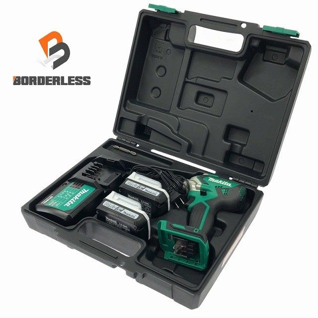 makita マキタ 14.4V 充電式インパクトドライバ MTD001DSX バッテリー2個 14.4V 1.5Ah 充電器 ケース付き114701