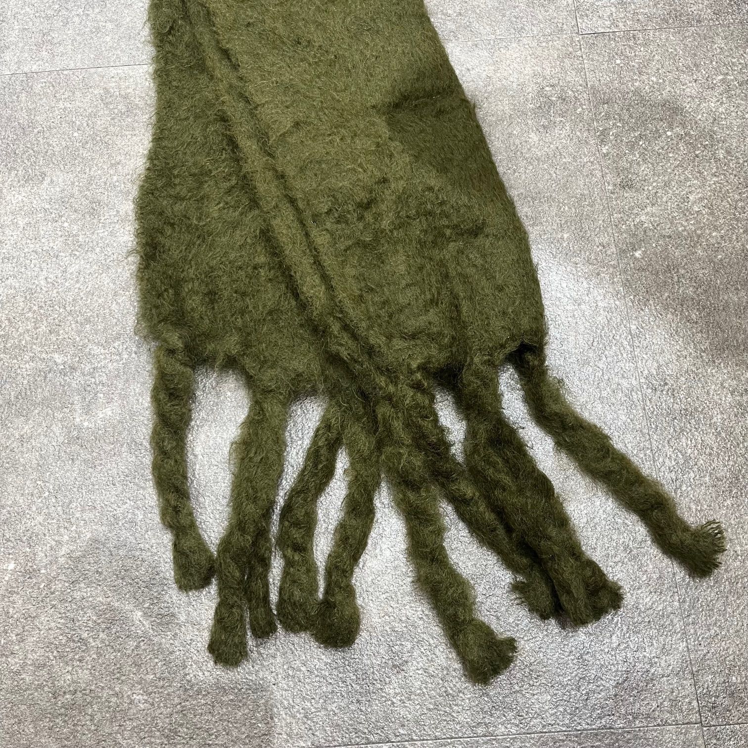 定価90200円 JIL SANDER SCARF モヘヤ ウール マフラー ジルサンダー 