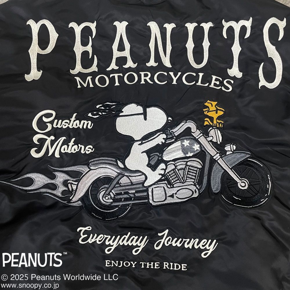 SNOOPY×Flagstaff PEANUTS BIKER MA-1 フラッグスタッフ スヌーピー