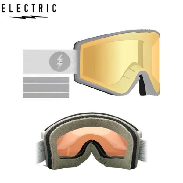 24-25ELECTRIC EK1 FLOOD SMOKE レンズ GOLD CHROME CONTRASTエレクトリック