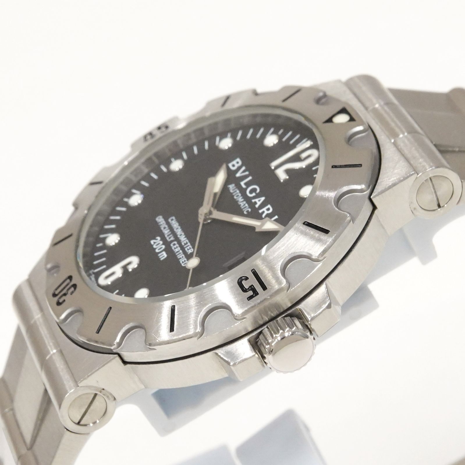 ブルガリ BVLGARI SC38S ディアゴノ スクーバー クロノグラフ 自動巻き