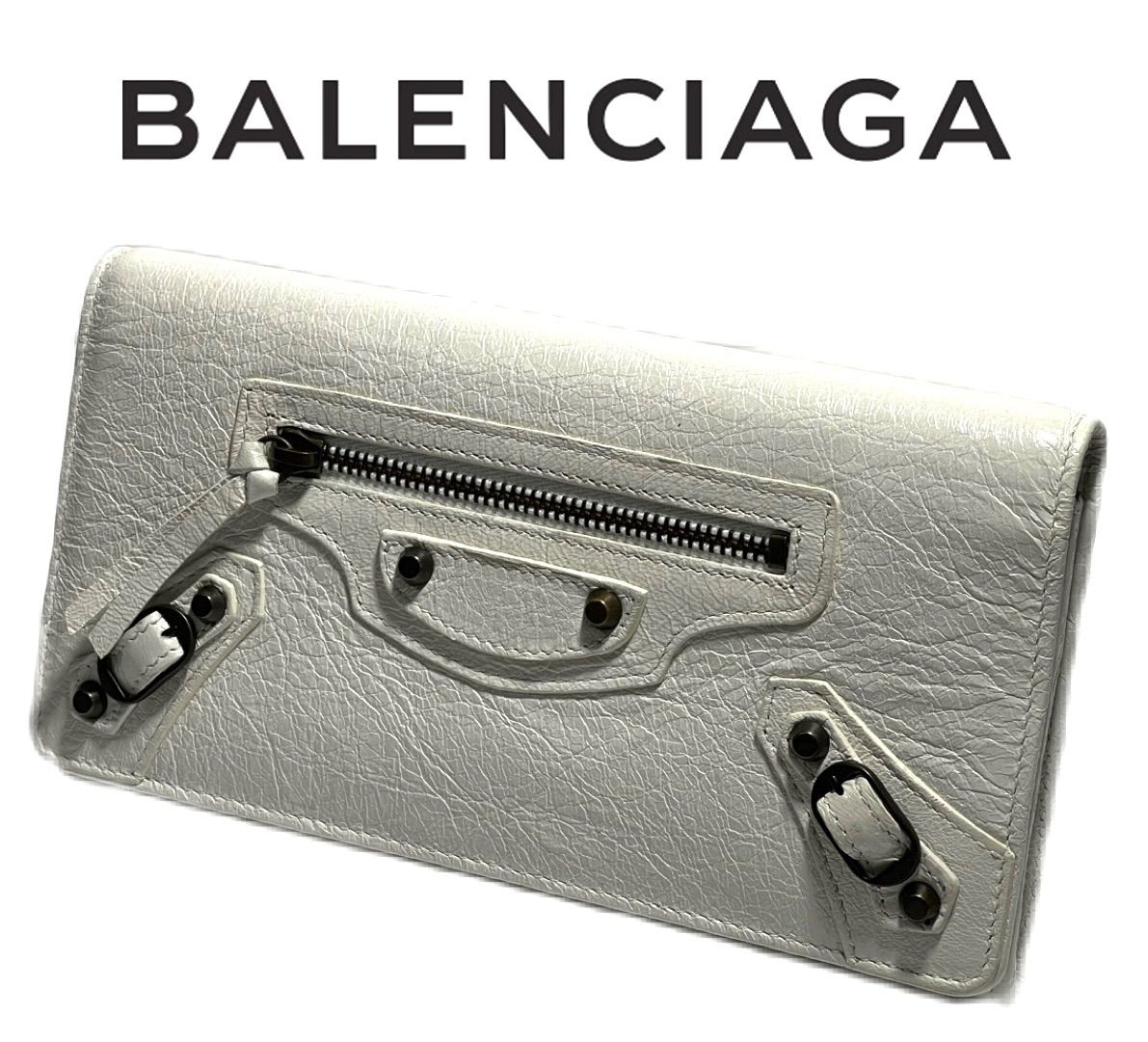 2002年春 訳あり品新品未使用品バレンシアガ /BALENCIAGA 二つ折り長