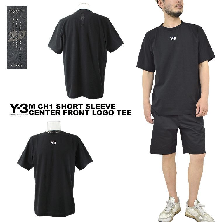 新品【Mサイズ】Y-3 ワイスリー CENTER FRONT LOGO TEE(20TH