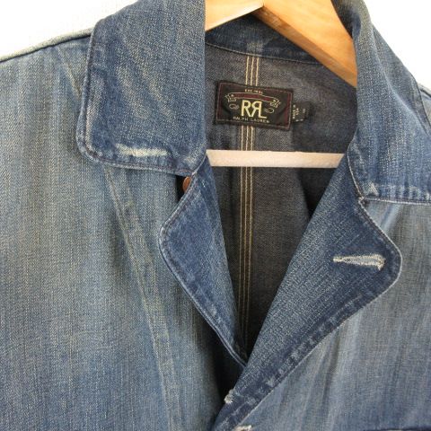 ダブルアールエル RRL デニムカバーオール ジャケット 長袖